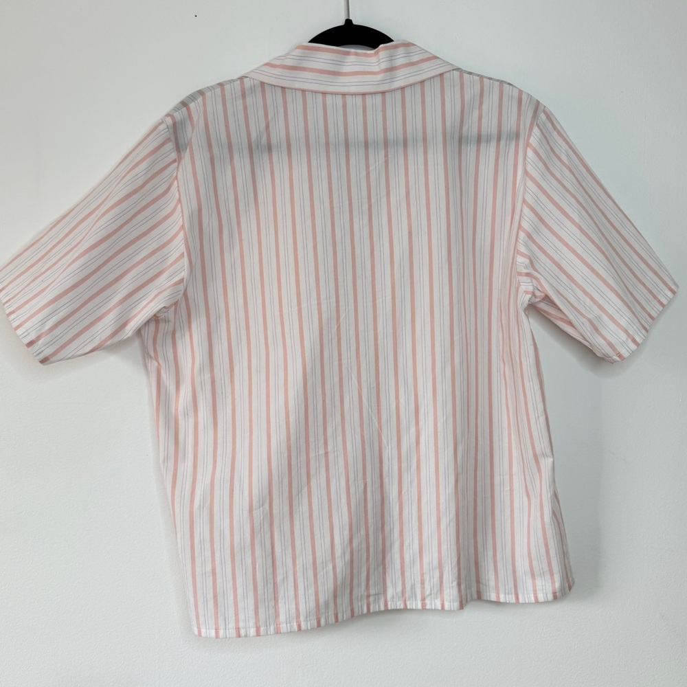 OperaSPORT Striped Tara Shirt in Coral/Lilac - Picture 6 of 8